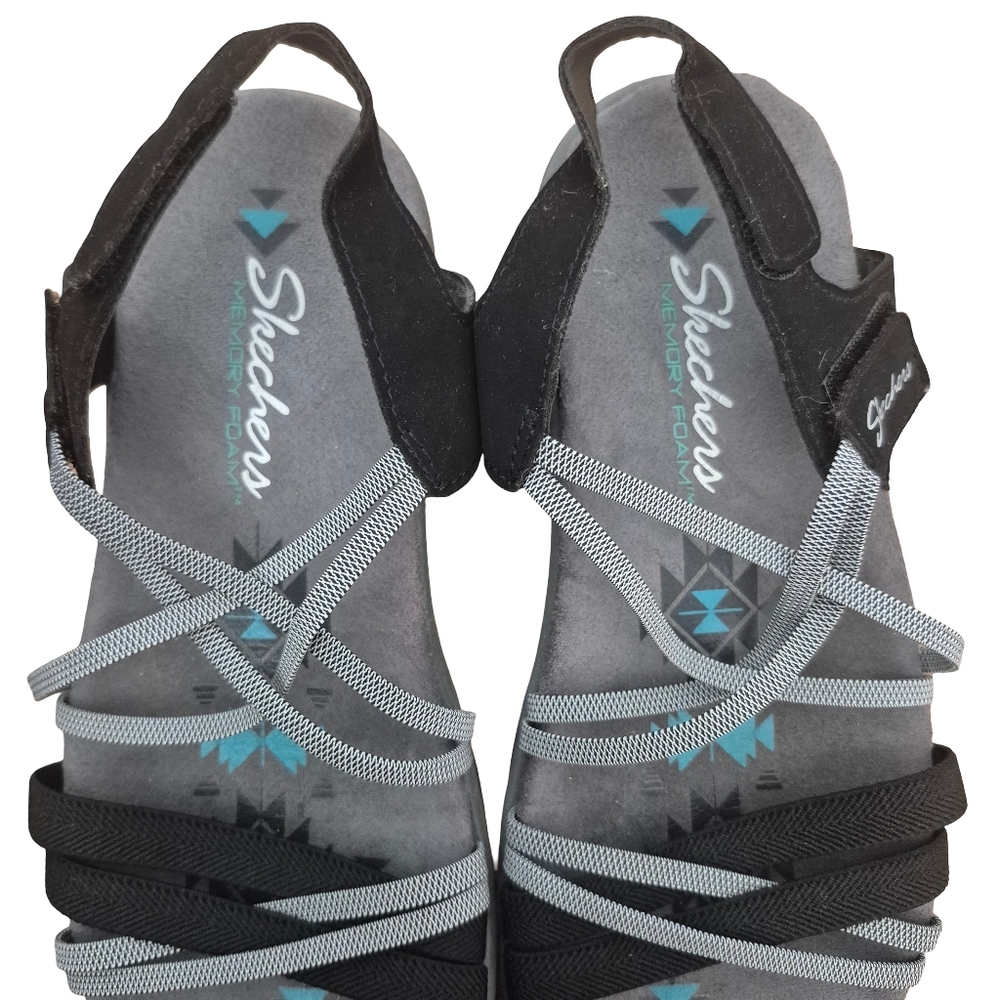 Skechers Reggae Casual Comfort Strappy Sandal Size 7 - Picture 3 of 6
